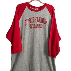 St. Louis Cardinals Baseball quarter‎ sleeve tee